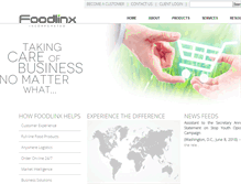 Tablet Screenshot of foodlinx.com